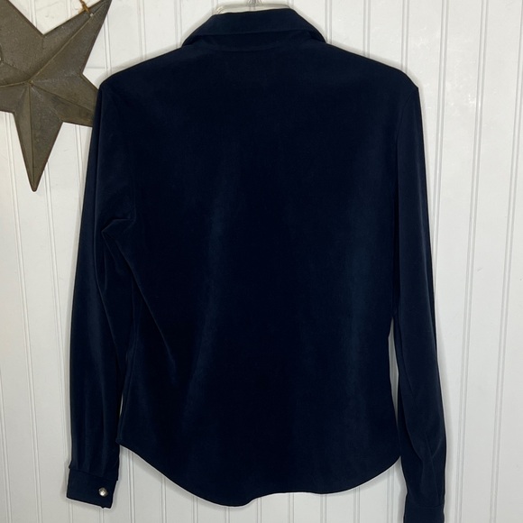Circle T Navy Button Down Shirt Size Extra Small - Picture 6 of 10